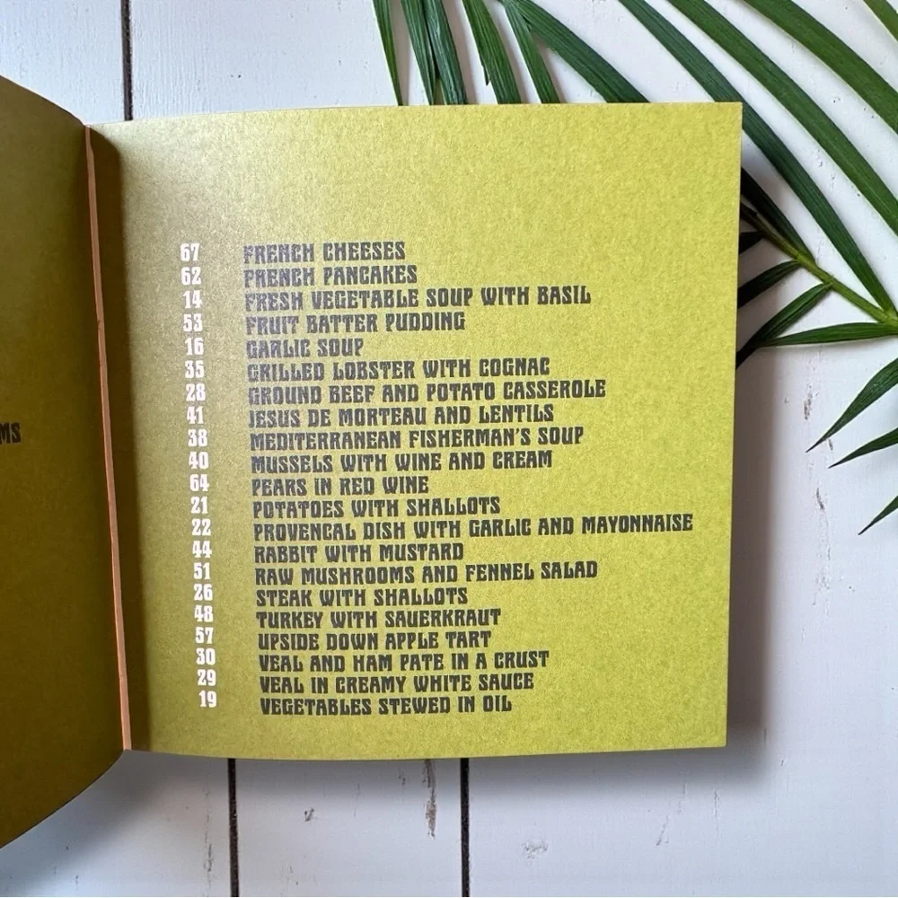 French Favourites – Vintage 1969 French Cookbook | Dust Jacket